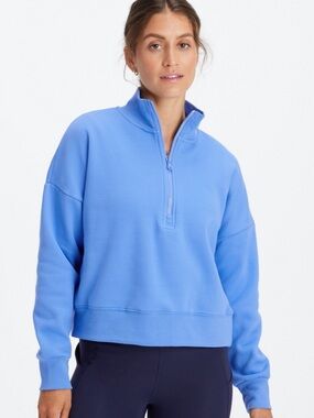 Catarina Mock Neck Zip Pullover